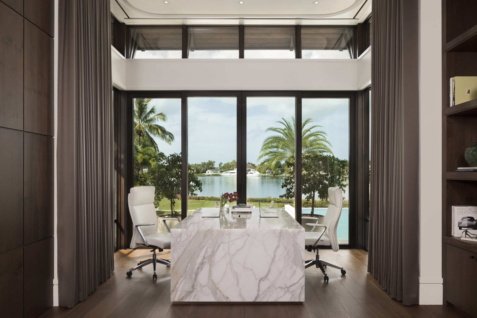 Port Royal Home - Custom Designed Luxury Partner Desk in Den